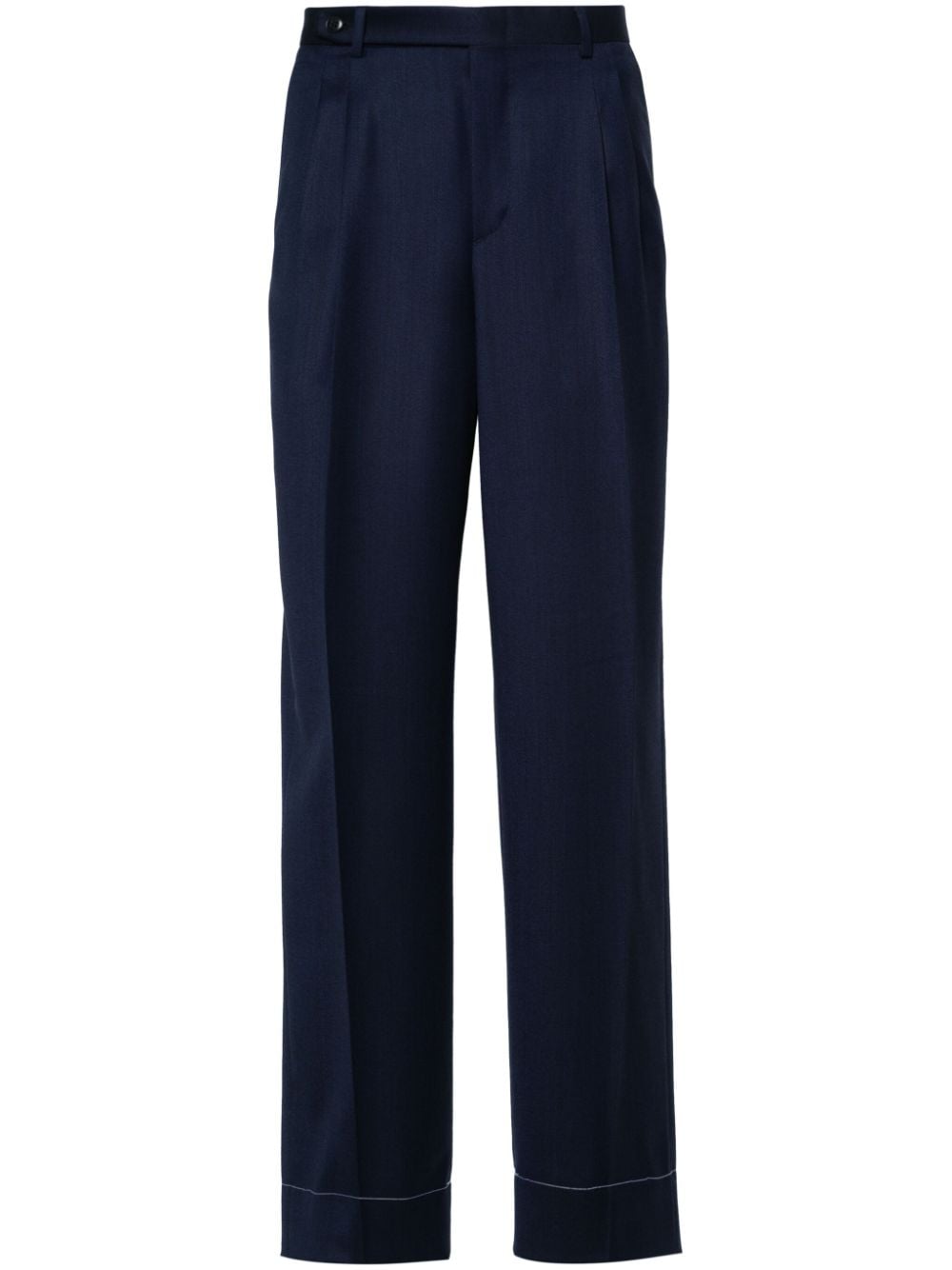 Brioni Capri loose-fit trousers - Blue von Brioni