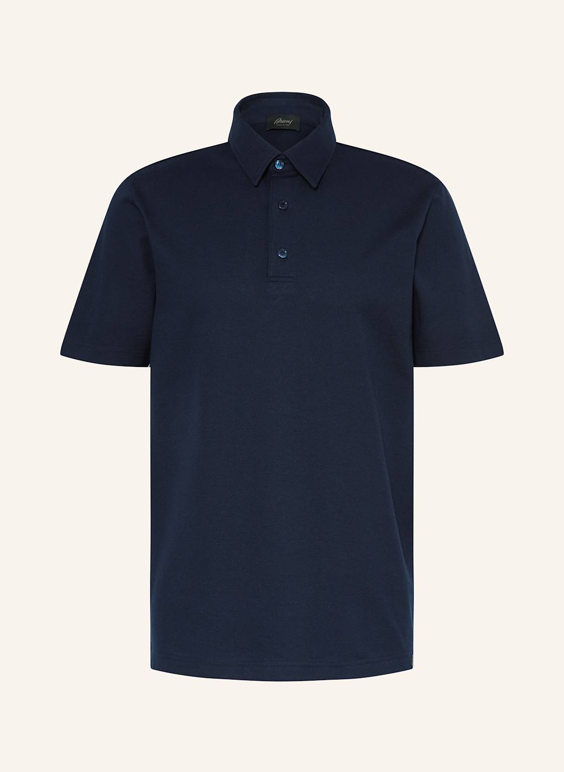 Brioni Piqué-Poloshirt blau Brioni Piqué-Poloshirt blau von Brioni