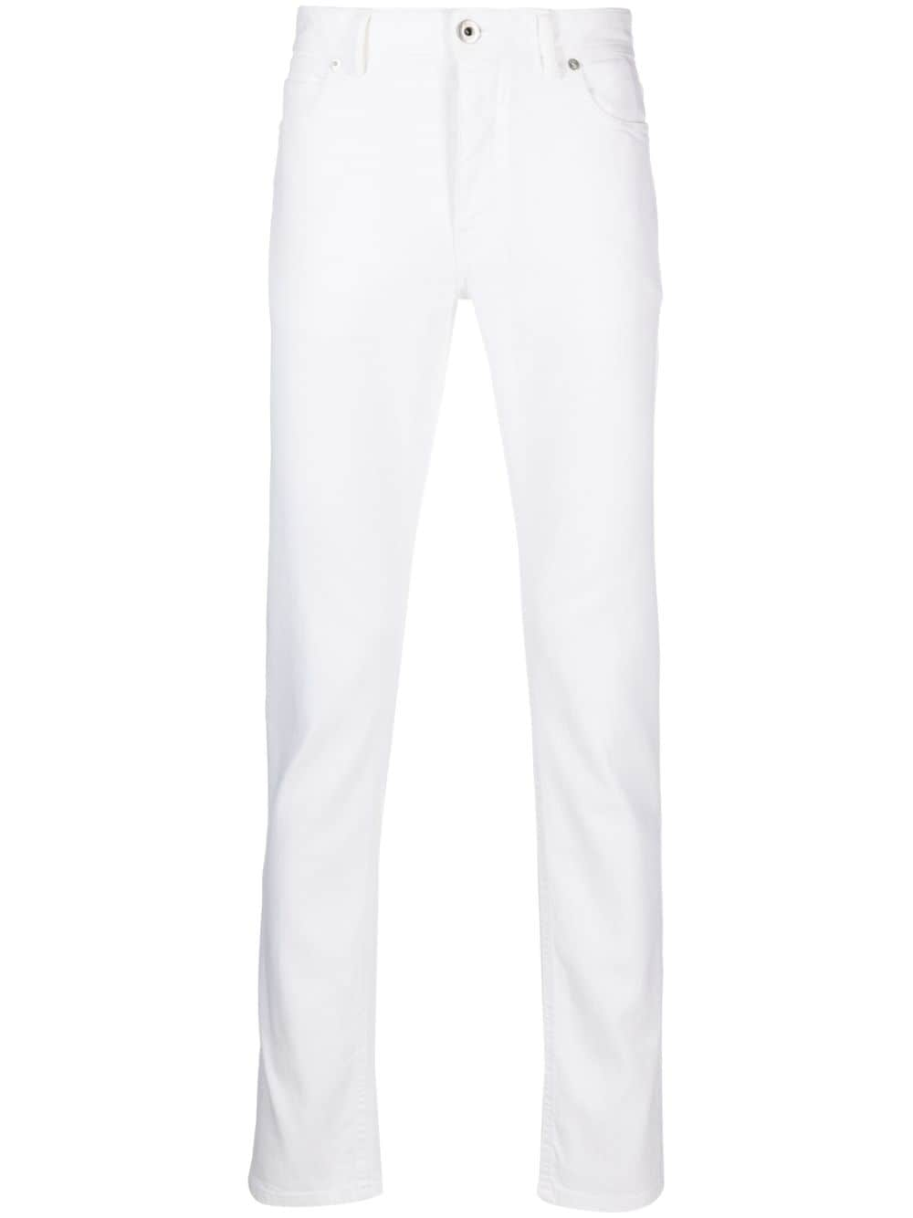 Brioni low-rise slim-fit jeans - White von Brioni