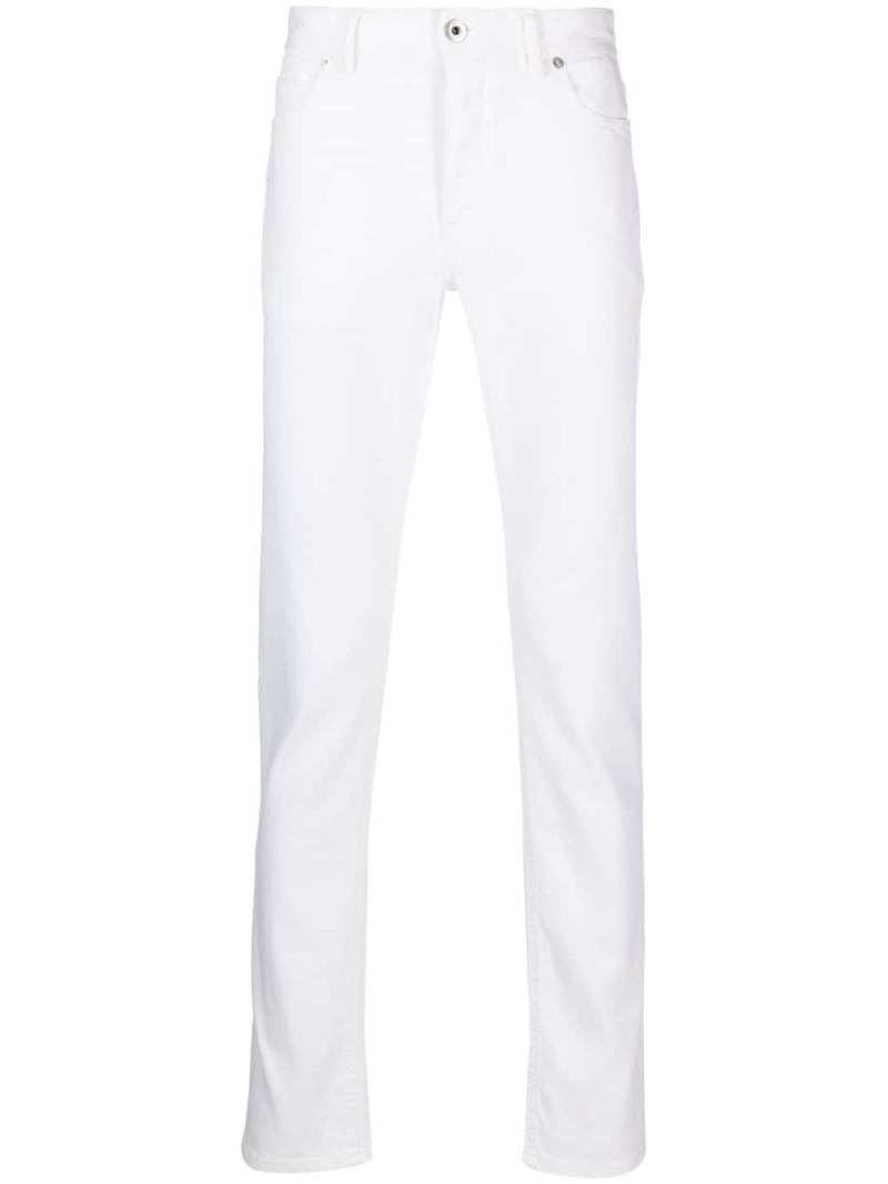 Brioni low-rise slim-fit jeans - White von Brioni