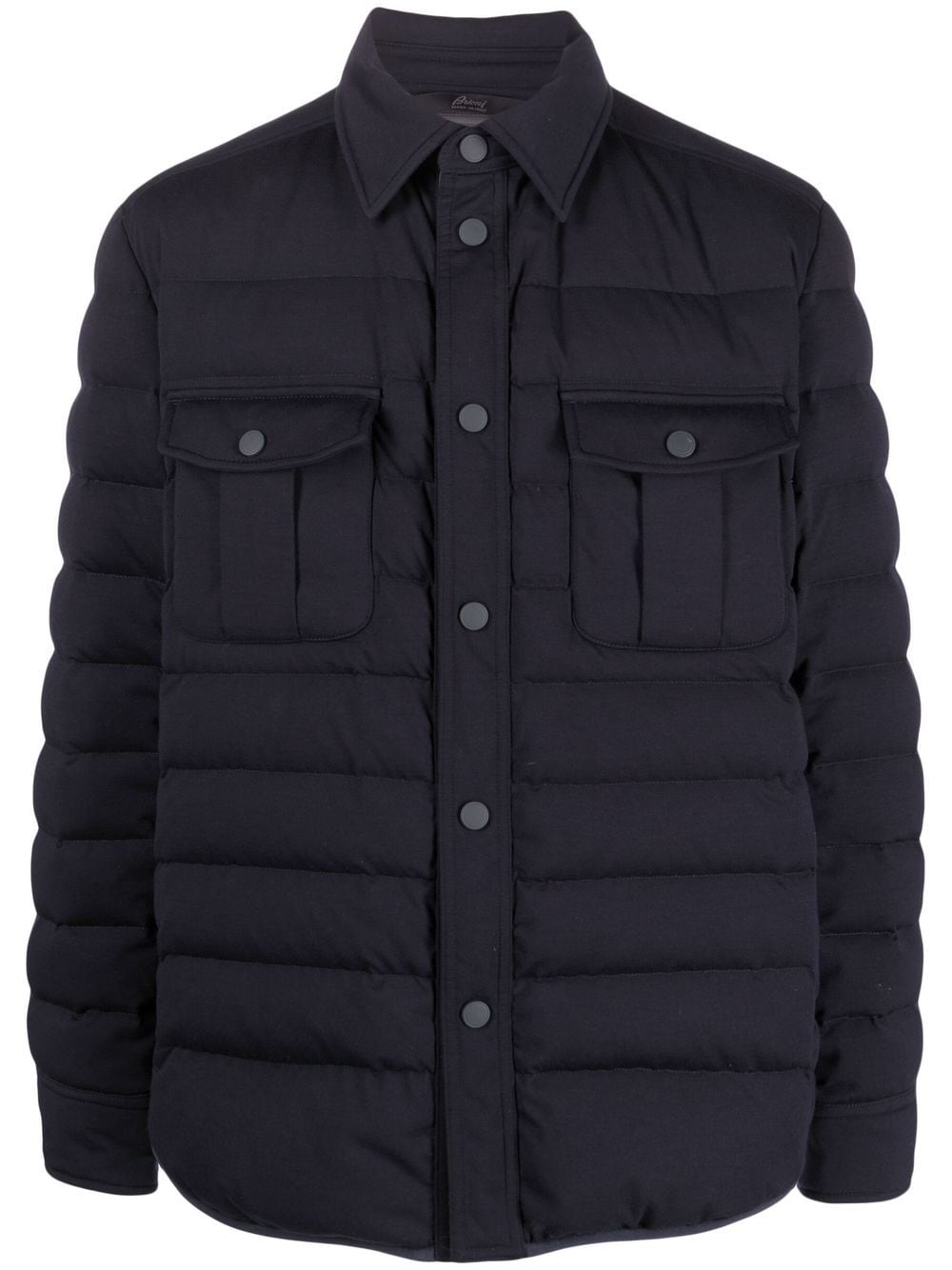 Brioni padded shirt jacket - Blue von Brioni