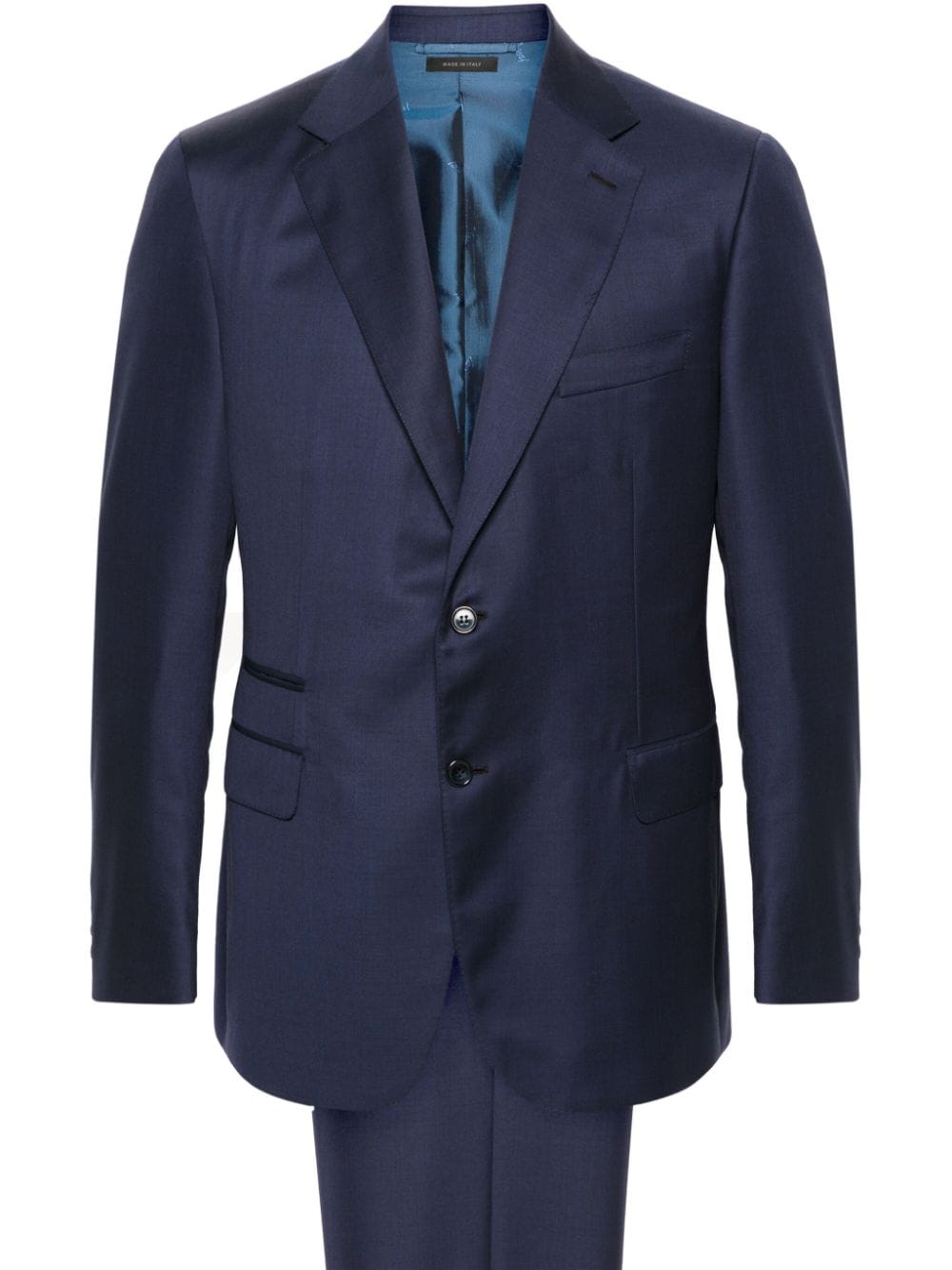 Brioni single-breasted wool suit - Blue von Brioni