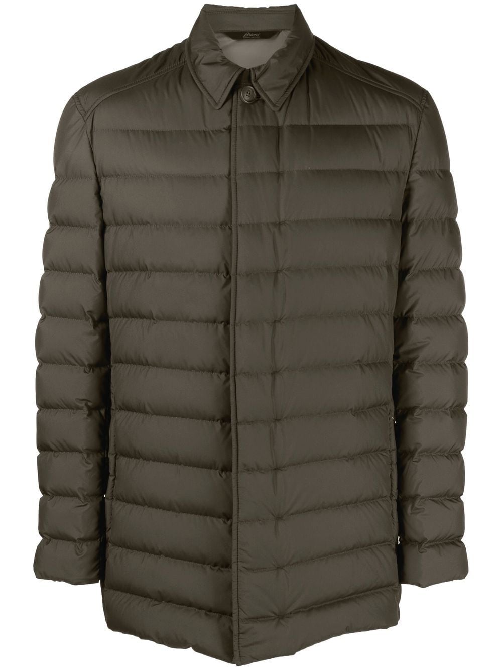 Brioni two-pocket quilted jacket - Green von Brioni