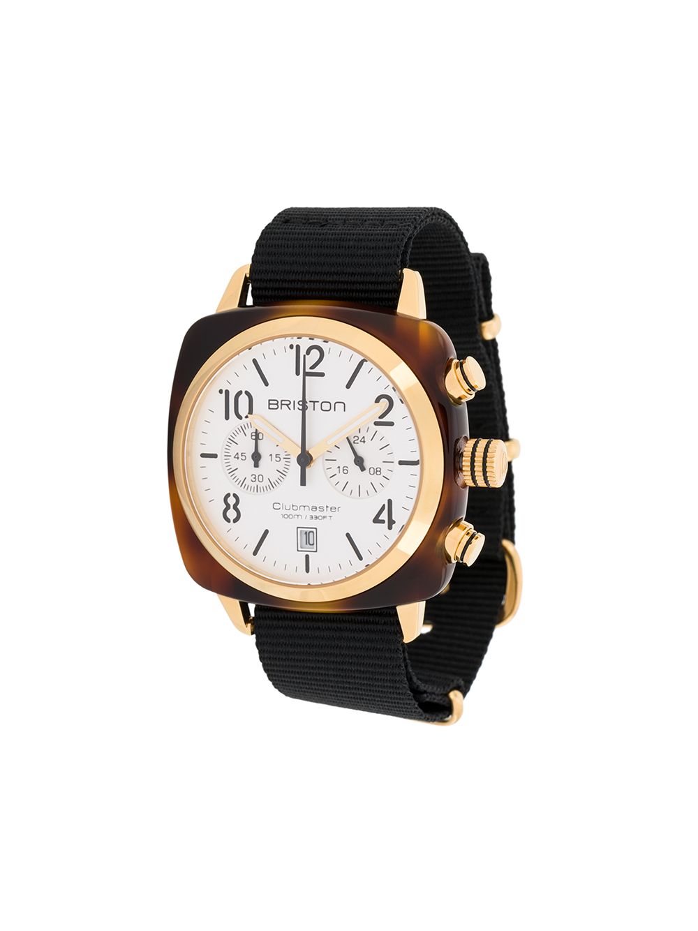 Briston Watches Clubmaster Classic Chrono40mm - Black von Briston Watches