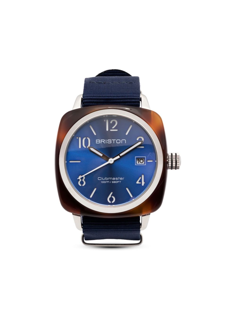 Briston Watches Clubmaster Classic HMS Date 40mm - Blue von Briston Watches