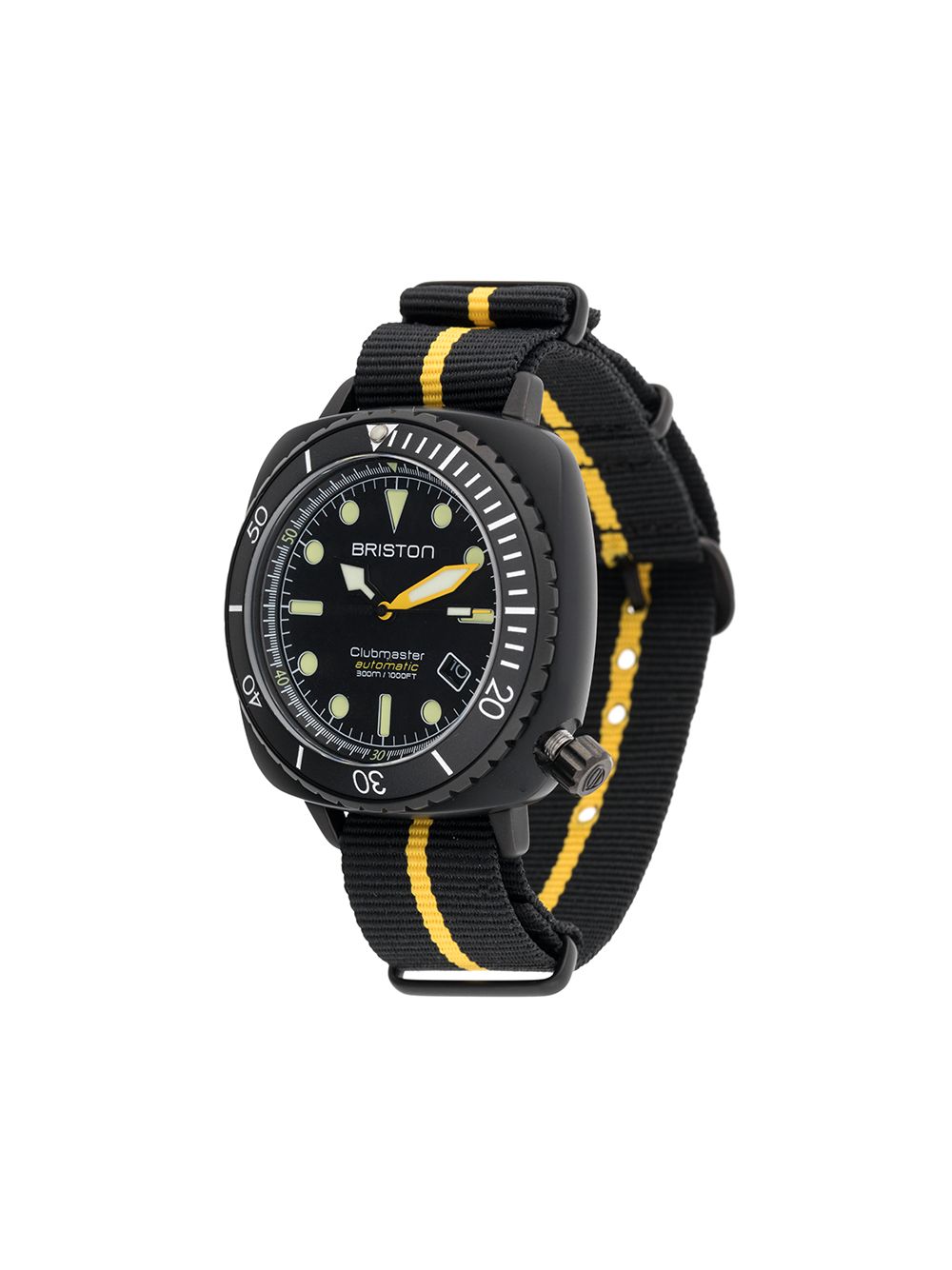 Briston Watches Clubmaster Diver Pro 44mm - Black von Briston Watches