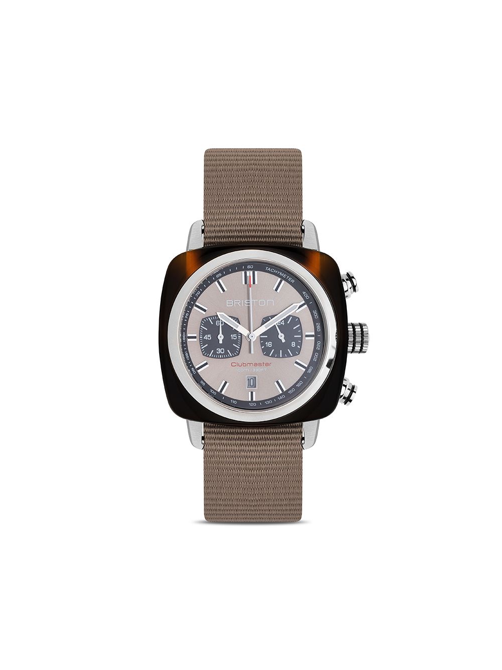 Briston Watches Clubmaster Sport Chrono 42mm - Brown von Briston Watches