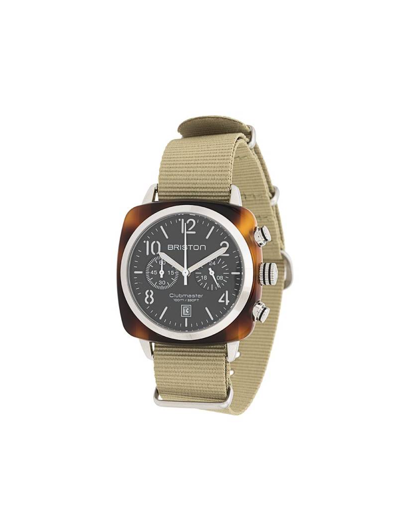Briston Watches Clubmaster Classic Chrono 40mm - Green von Briston Watches