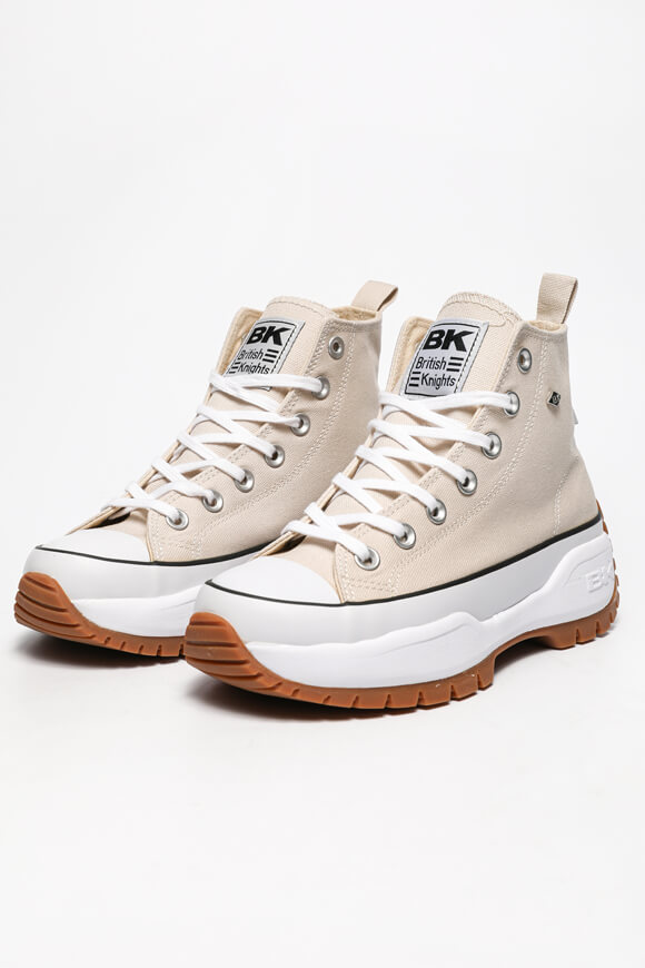 British Knights Kaya Mid Fly Plateau Sneaker | Beige | Damen  | EU40 von British Knights