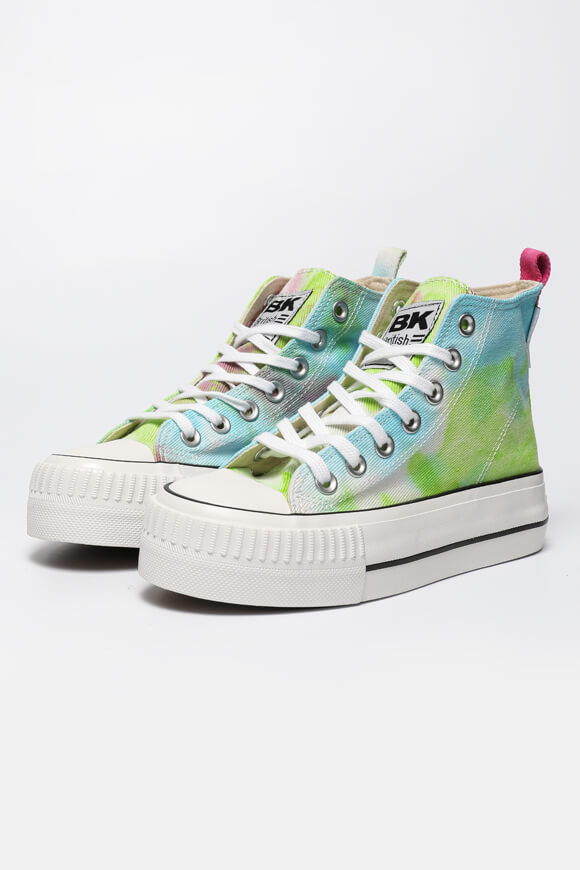 British Knights Kaya Plateau Sneaker | Rainbow Tie Dye | Damen  | EU37 von British Knights