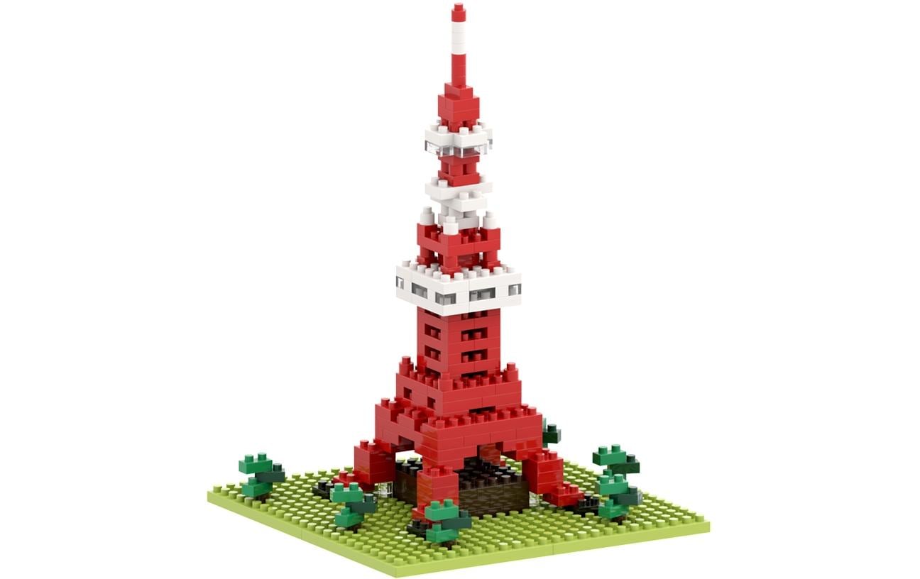 Brixies Spielbausteine »BRIXIES Bausteinmodell Tokio Tower«, (220 St.) von Brixies