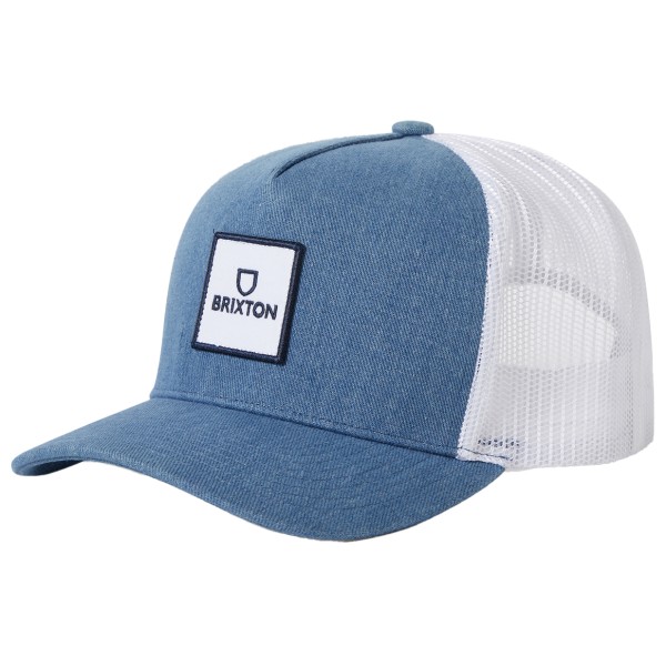 Brixton - Alpha Block Netplus Trucker Hat - Cap Gr One Size beige;blau Brixton - Alpha Block Netplus Trucker Hat - Cap Gr One Size beige;blau von Brixton