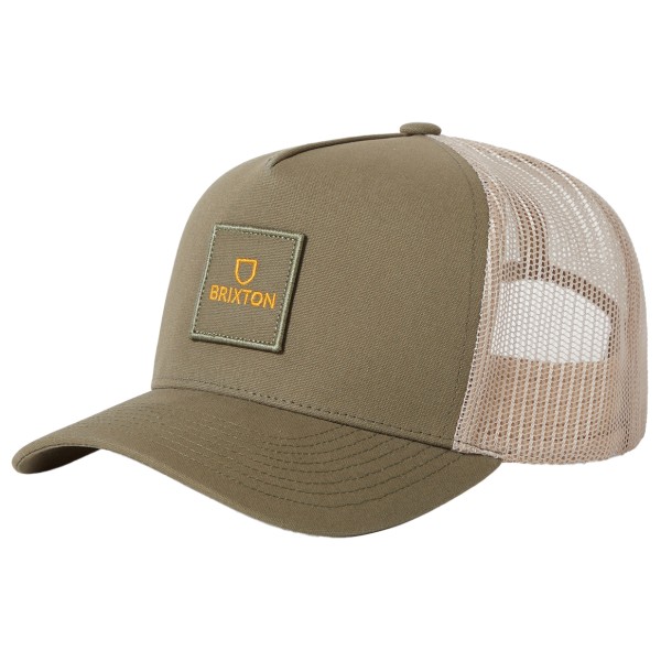 Brixton - Alpha Block Netplus Trucker Hat - Cap Gr One Size beige Brixton - Alpha Block Netplus Trucker Hat - Cap Gr One Size beige von Brixton