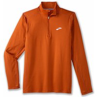 BROOKS Herren Laufshirt Dash 1/2 Zip 2.0 orange | L von Brooks