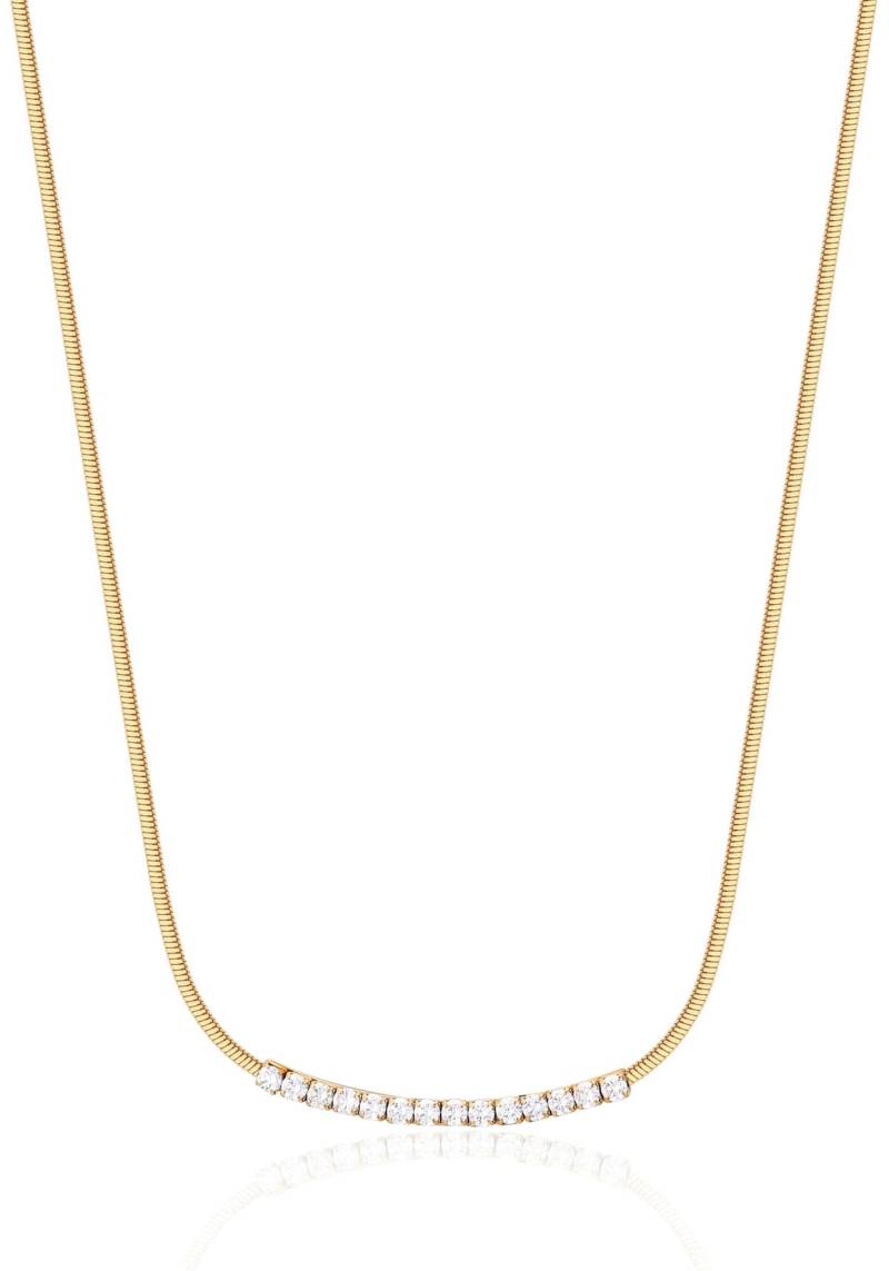 Brosway Edelstahlkette »DESIDERI CLASSIC, BEIN006, BEIN007«, mit Zirkonia (synth.) von Brosway