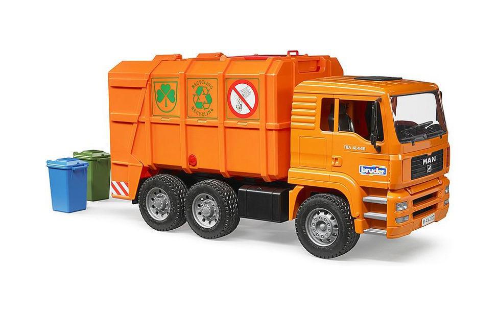 Bruder® Spielzeug-LKW »MAN TGA Müll-LKW orange« von Bruder®