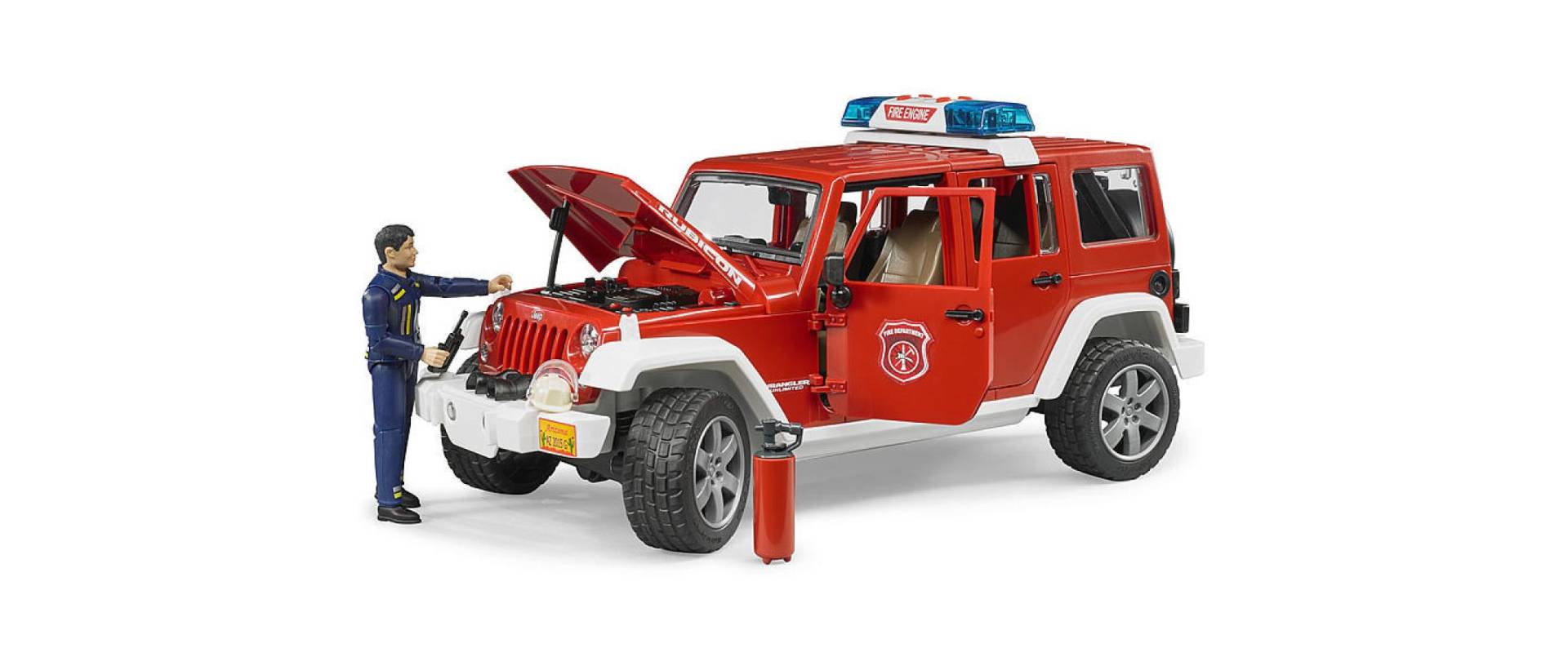 Bruder® Spielzeug-Feuerwehr »Jeep Wrangler Unlimited Feuerwehr« von Bruder®