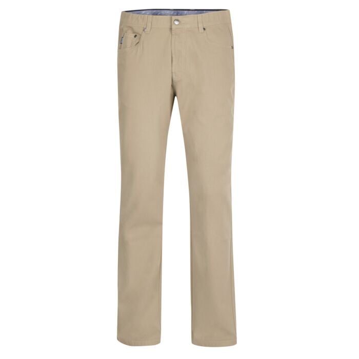 Brühl 5-Pocket Hose mit Komfortbund, beige, 28 von Brühl