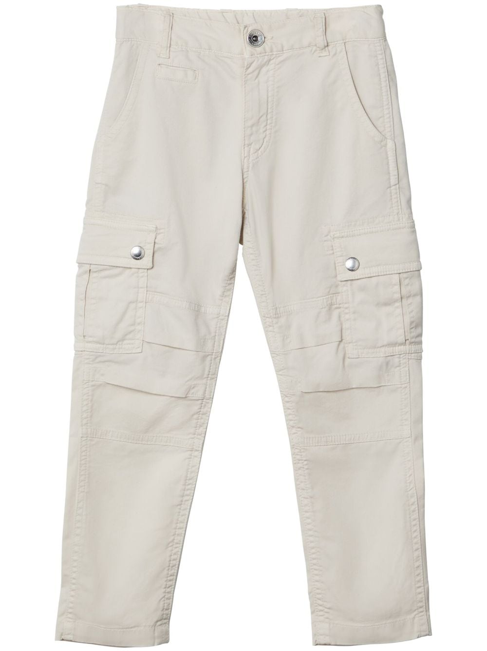 Brunello Cucinelli Kids cargo pocket trousers - Neutrals von Brunello Cucinelli Kids