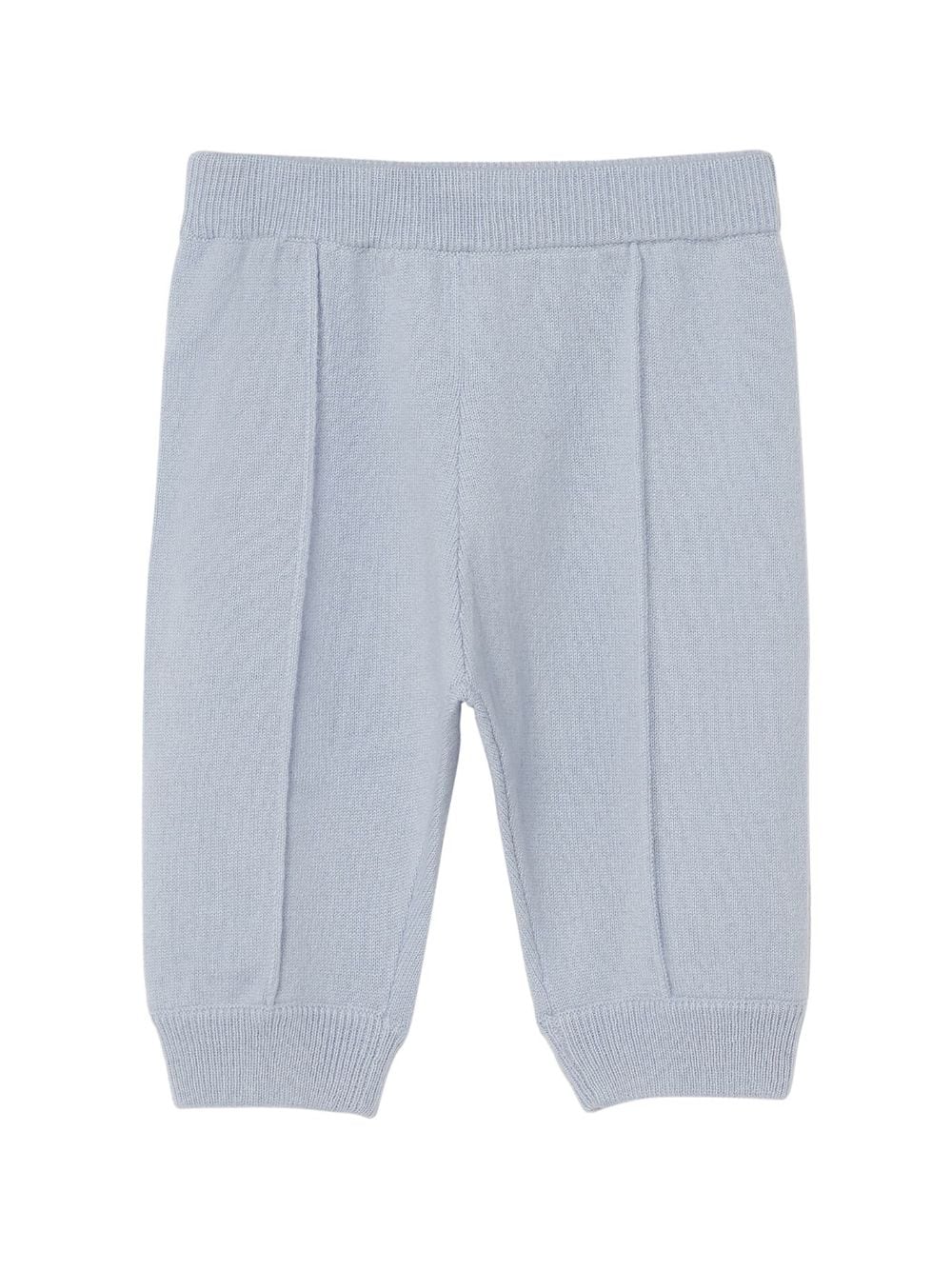 Brunello Cucinelli Kids seam-detail cashmere trousers - Blue von Brunello Cucinelli Kids