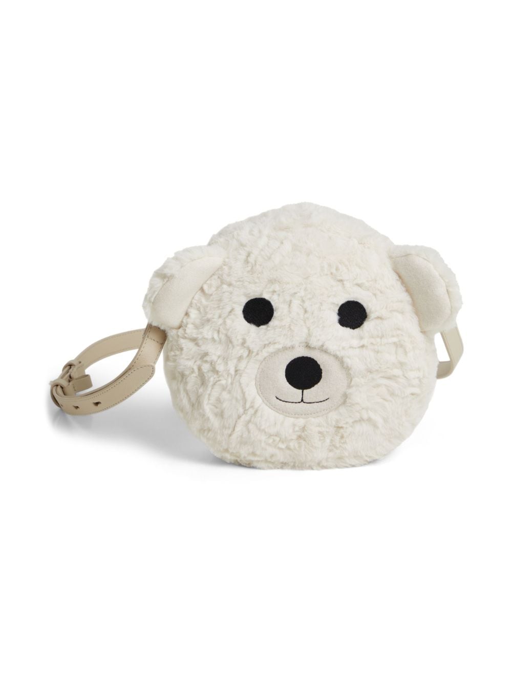 Brunello Cucinelli Kids teddy bear crossbody bag - White von Brunello Cucinelli Kids