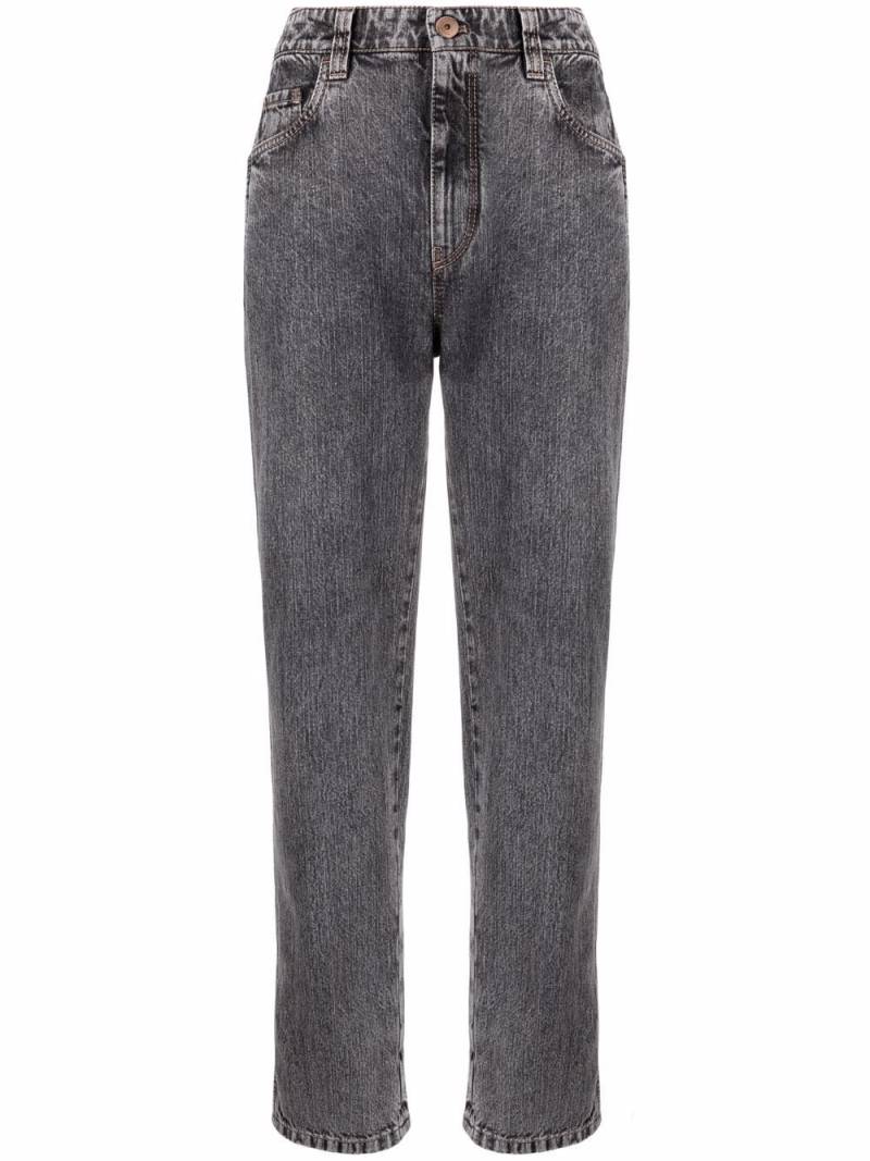 Brunello Cucinelli Authentic skater jeans - Grey von Brunello Cucinelli