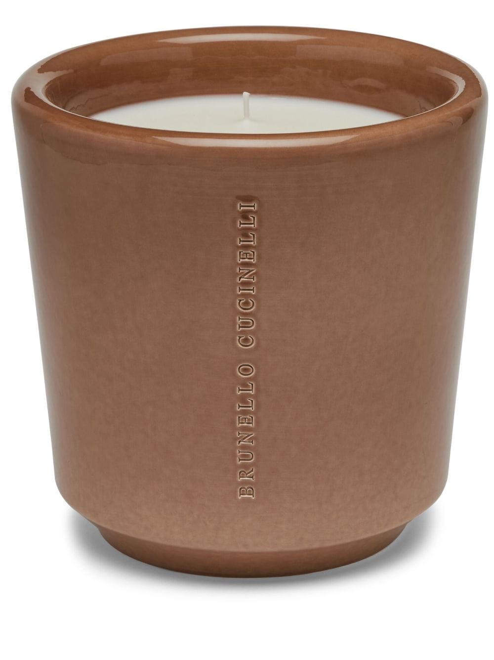 Brunello Cucinelli Ebano scented candle - Brown von Brunello Cucinelli