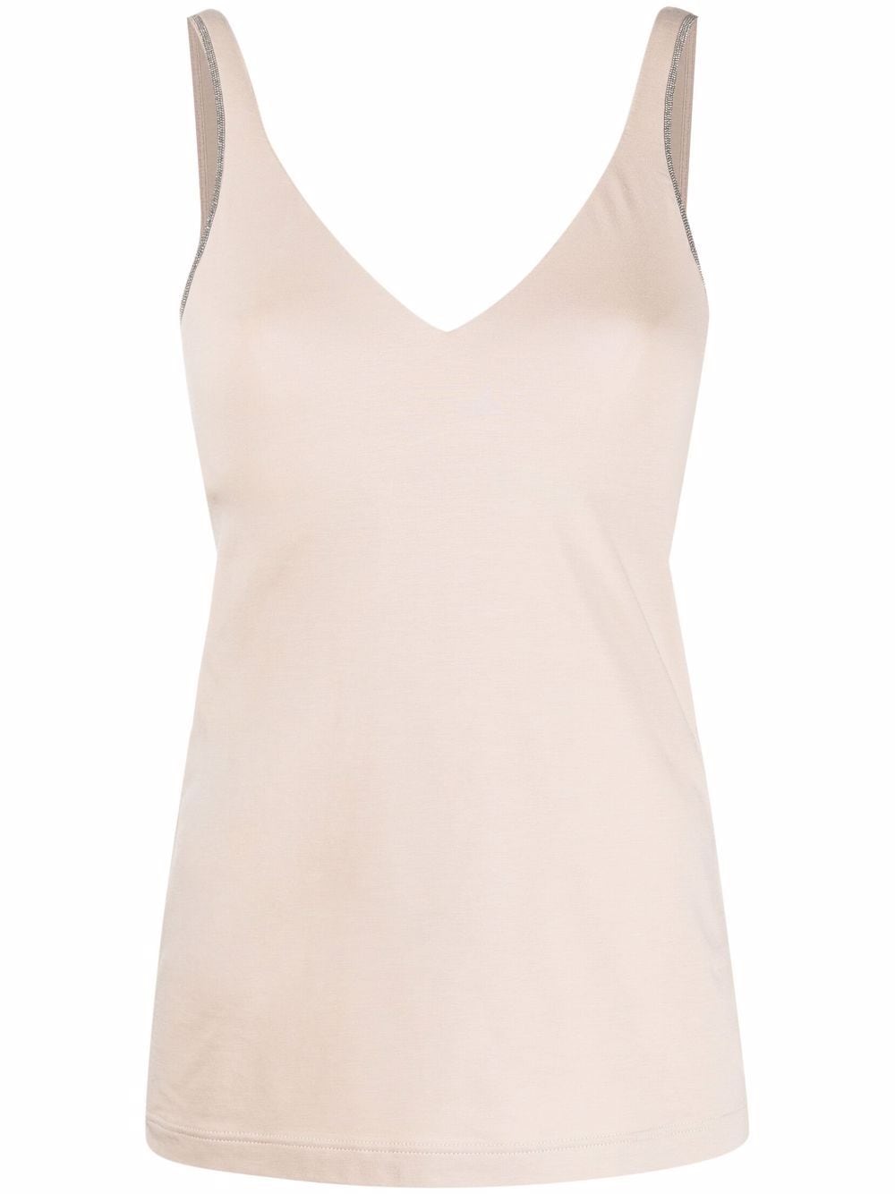 Brunello Cucinelli V-neck tank top - Neutrals von Brunello Cucinelli