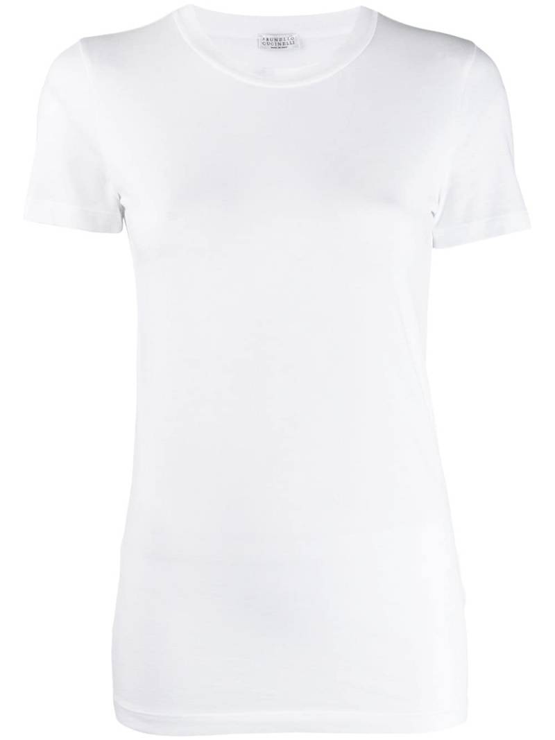 Brunello Cucinelli basic T-shirt - White von Brunello Cucinelli