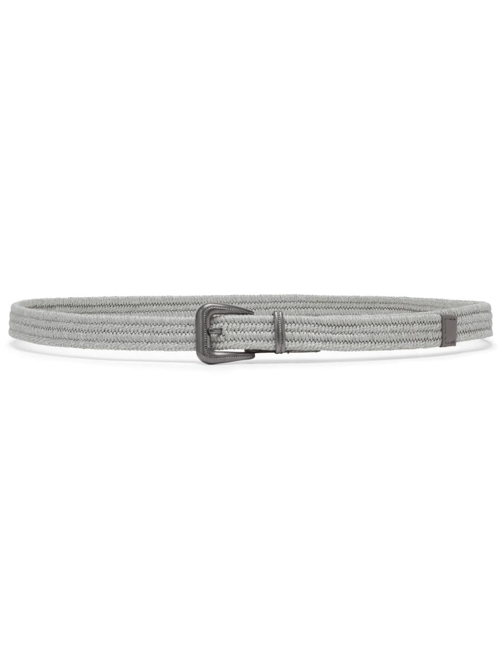 Brunello Cucinelli braided Monili belt - Grey von Brunello Cucinelli