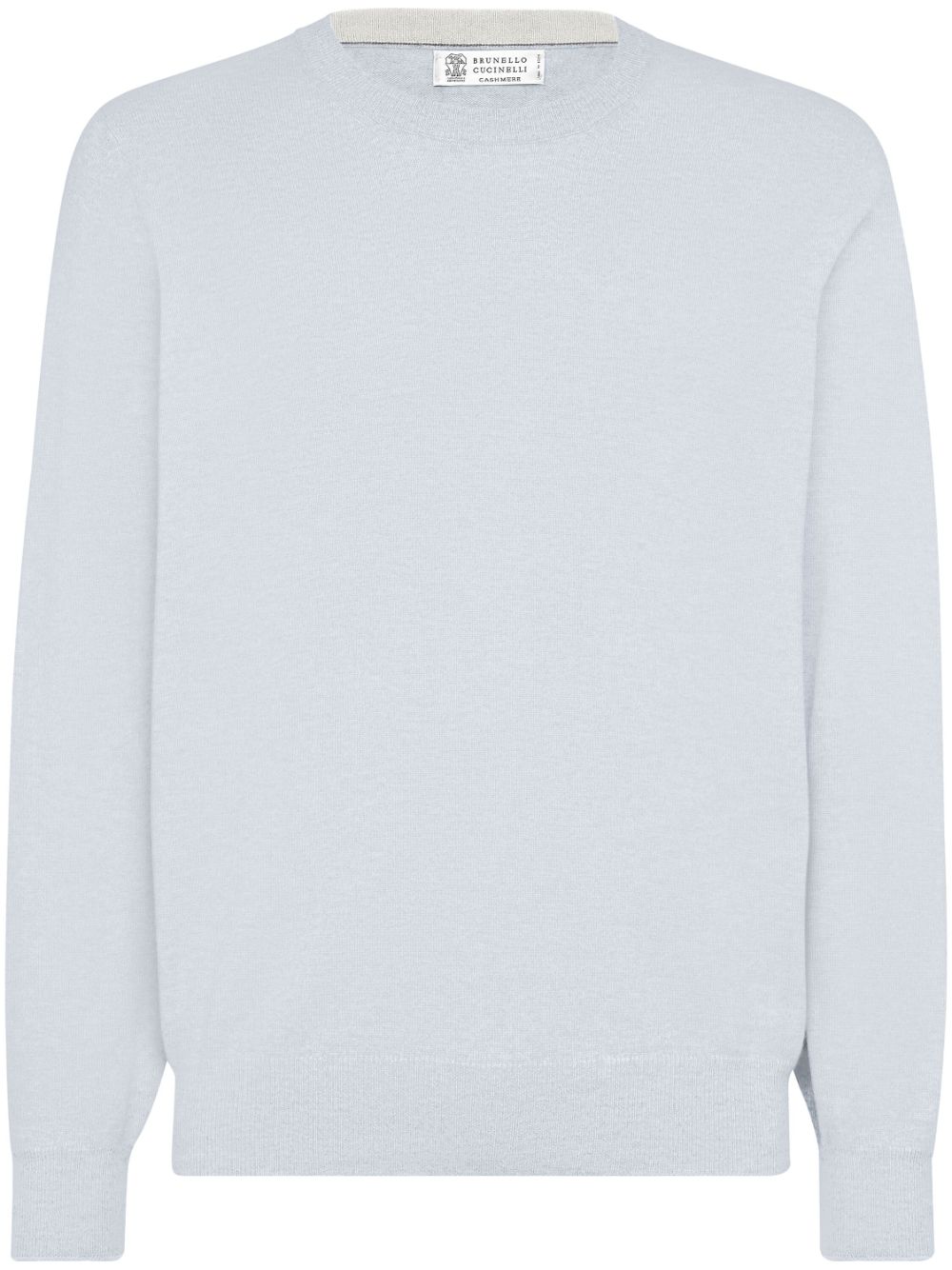 Brunello Cucinelli cashmere crew-neck jumper - Blue von Brunello Cucinelli