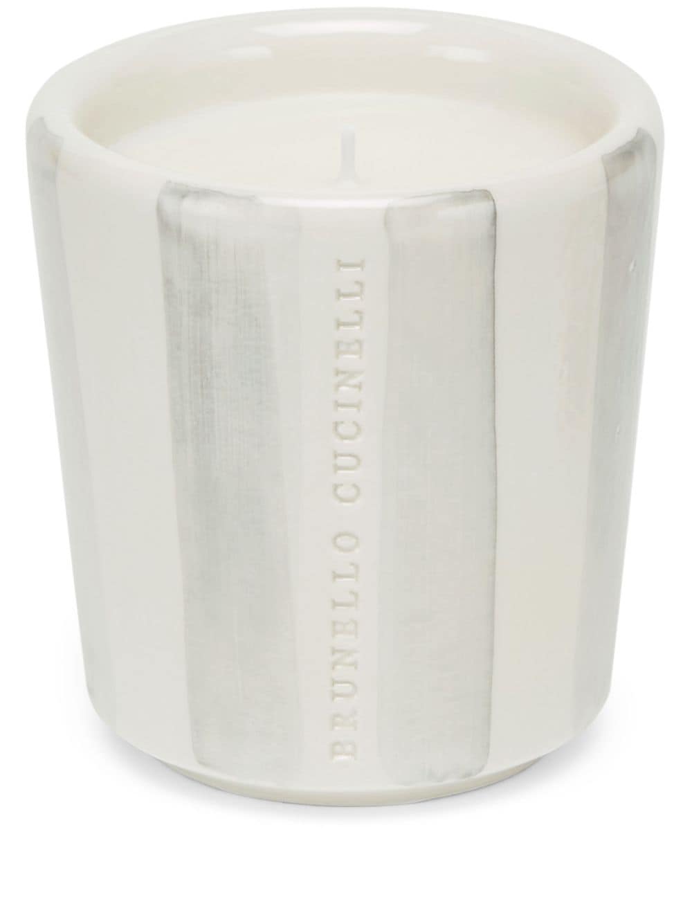 Brunello Cucinelli ceramic scented candle - Grey von Brunello Cucinelli