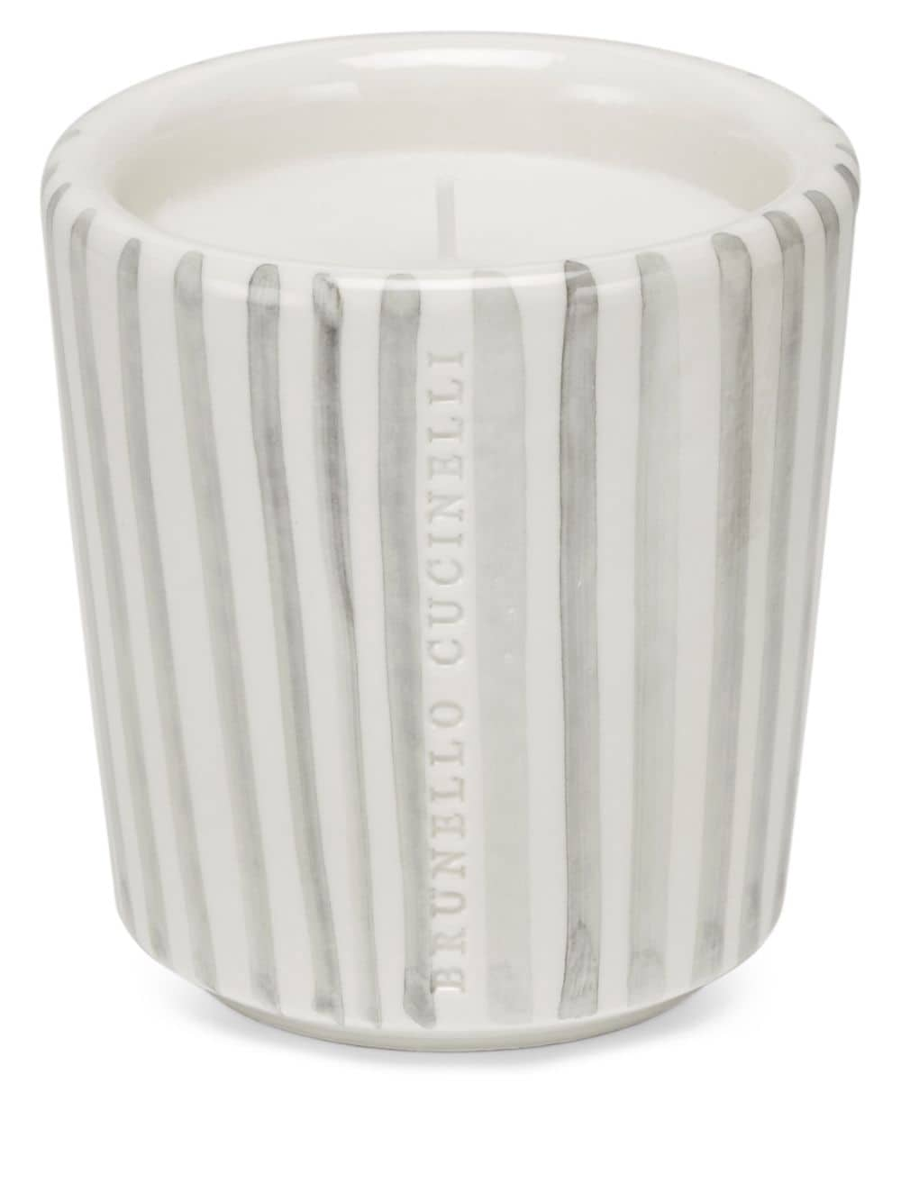 Brunello Cucinelli ceramic scented candle - Grey von Brunello Cucinelli