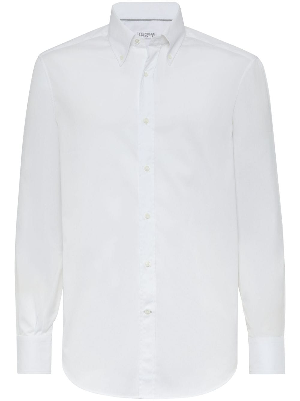 Brunello Cucinelli button-down cotton shirt - White von Brunello Cucinelli