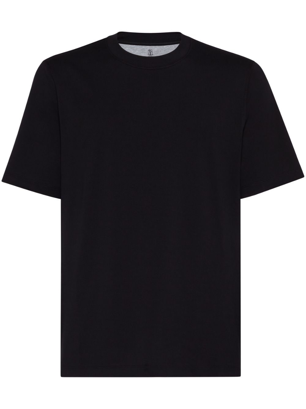 Brunello Cucinelli crew-neck cotton jersey T-shirt - Black von Brunello Cucinelli