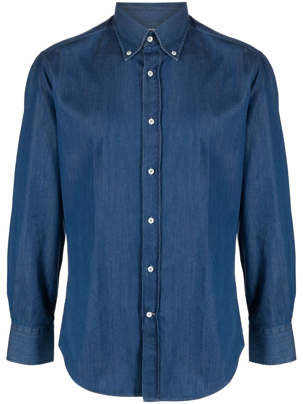 Brunello Cucinelli denim cotton shirt - Blue von Brunello Cucinelli