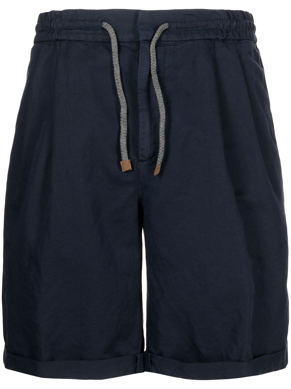 Brunello Cucinelli drawstring chino shorts - Blue von Brunello Cucinelli