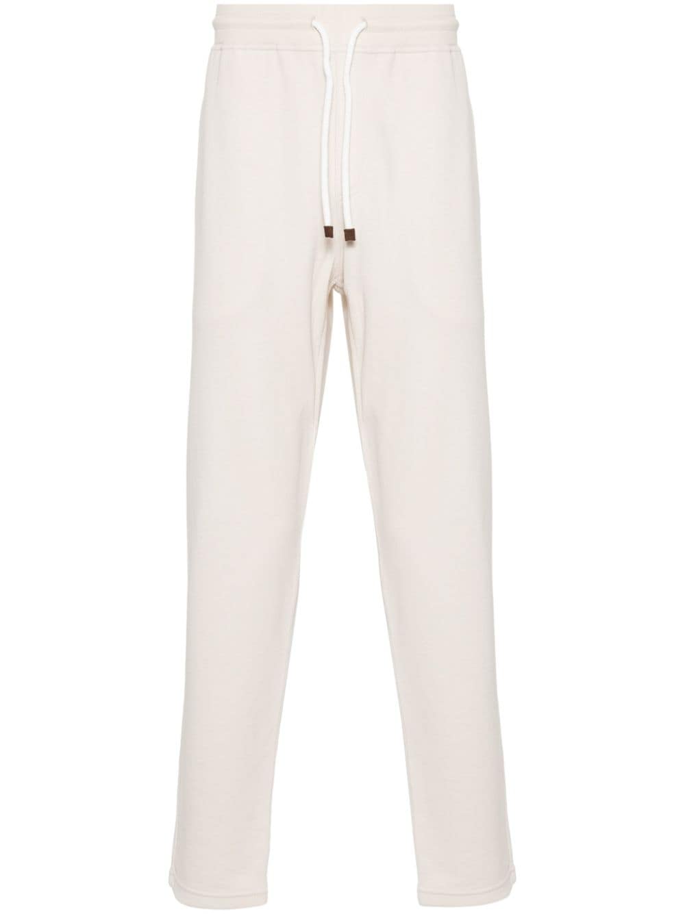 Brunello Cucinelli drawstring-fastening track pants - Neutrals von Brunello Cucinelli