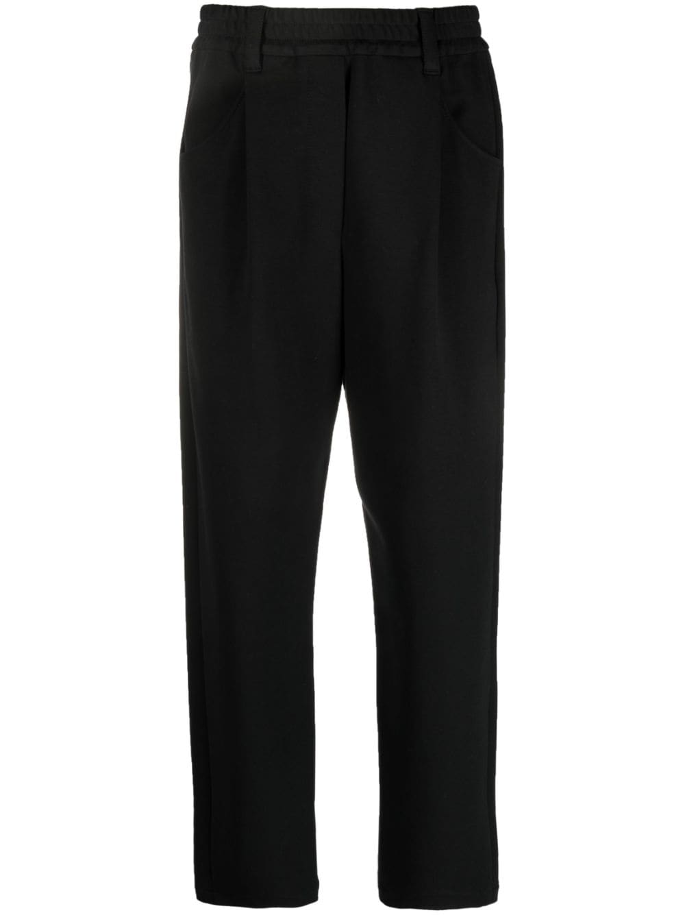 Brunello Cucinelli elasticated-waist slouchy trousers - Black von Brunello Cucinelli