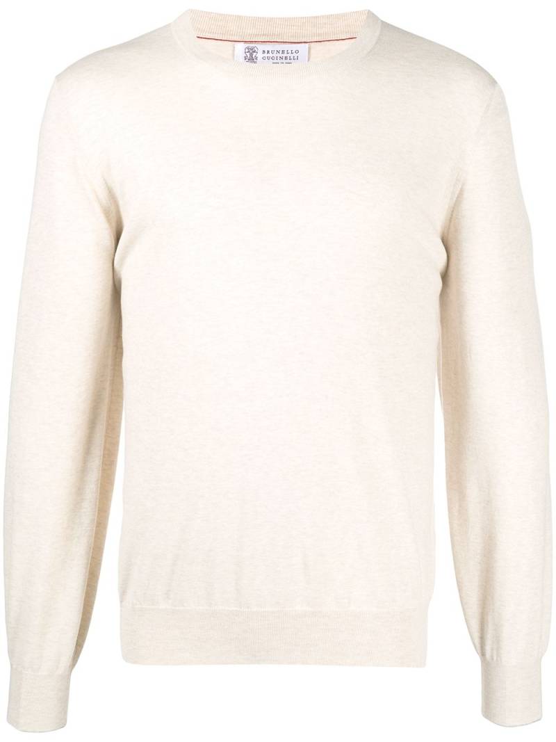 Brunello Cucinelli fine knit jumper - Neutrals von Brunello Cucinelli