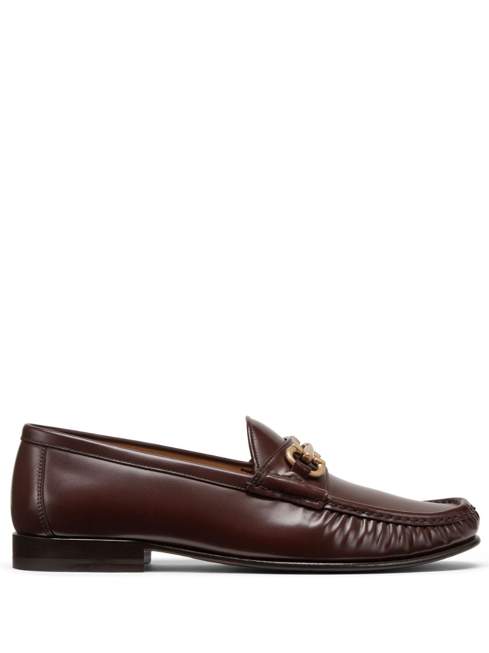 Brunello Cucinelli horsebit leather loafers - Brown von Brunello Cucinelli