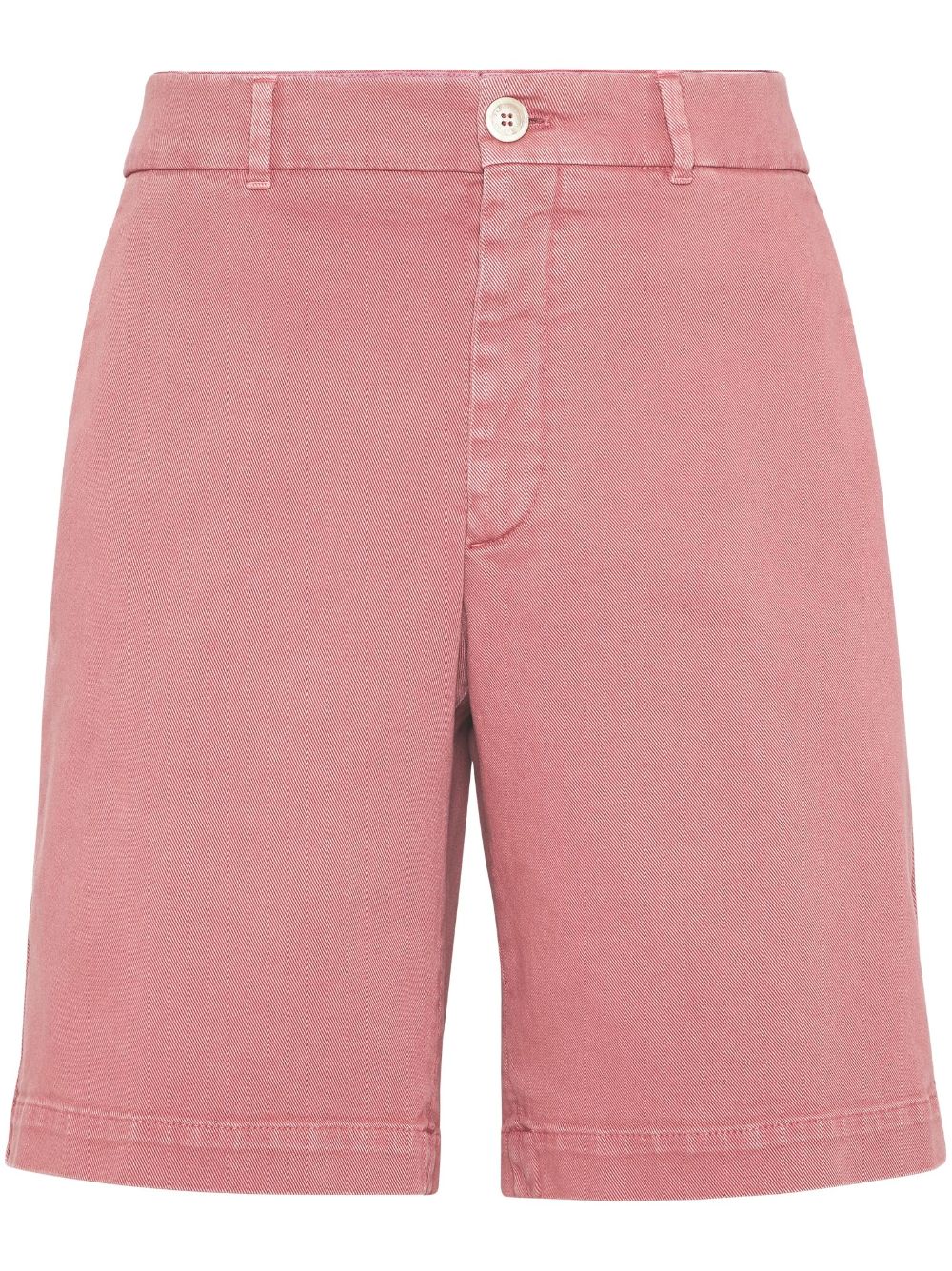 Brunello Cucinelli knee-length denim bermuda shorts - Red von Brunello Cucinelli