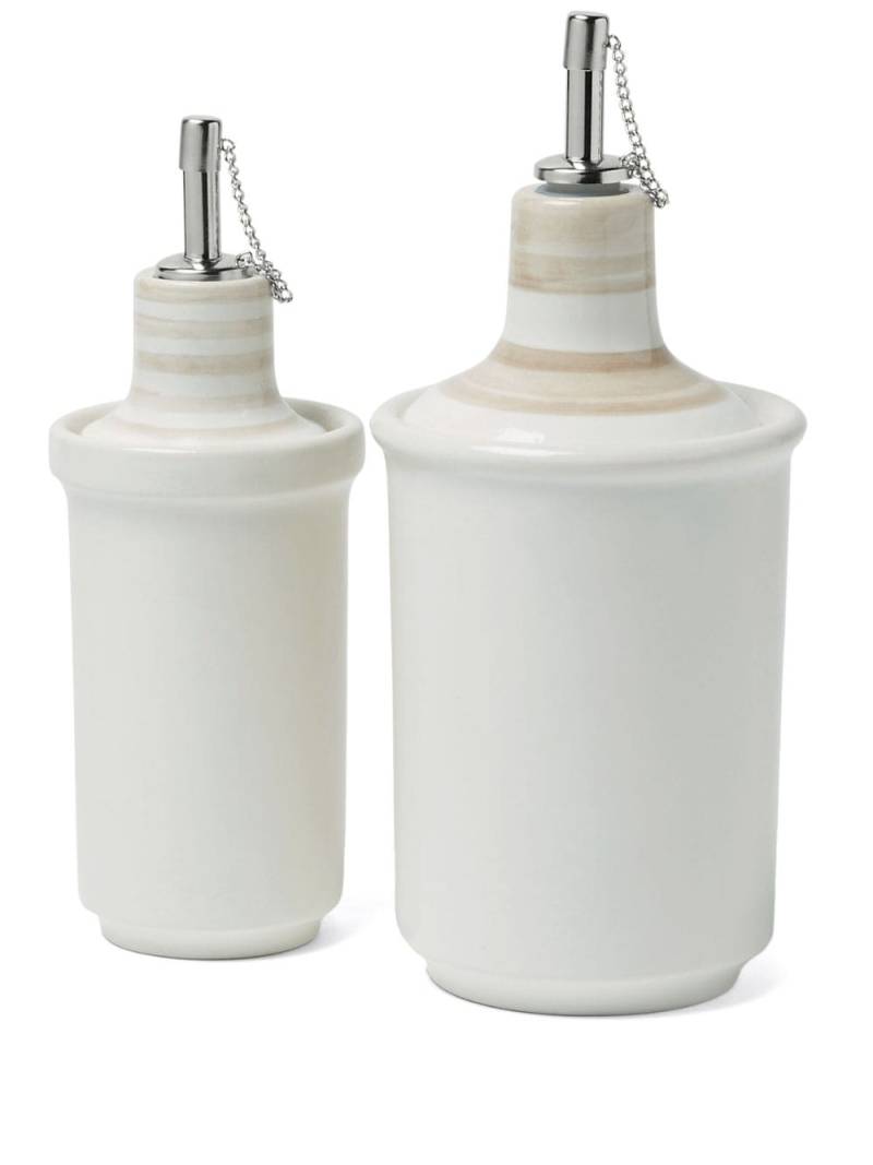 Brunello Cucinelli oil and vinegar dispenser set - White von Brunello Cucinelli