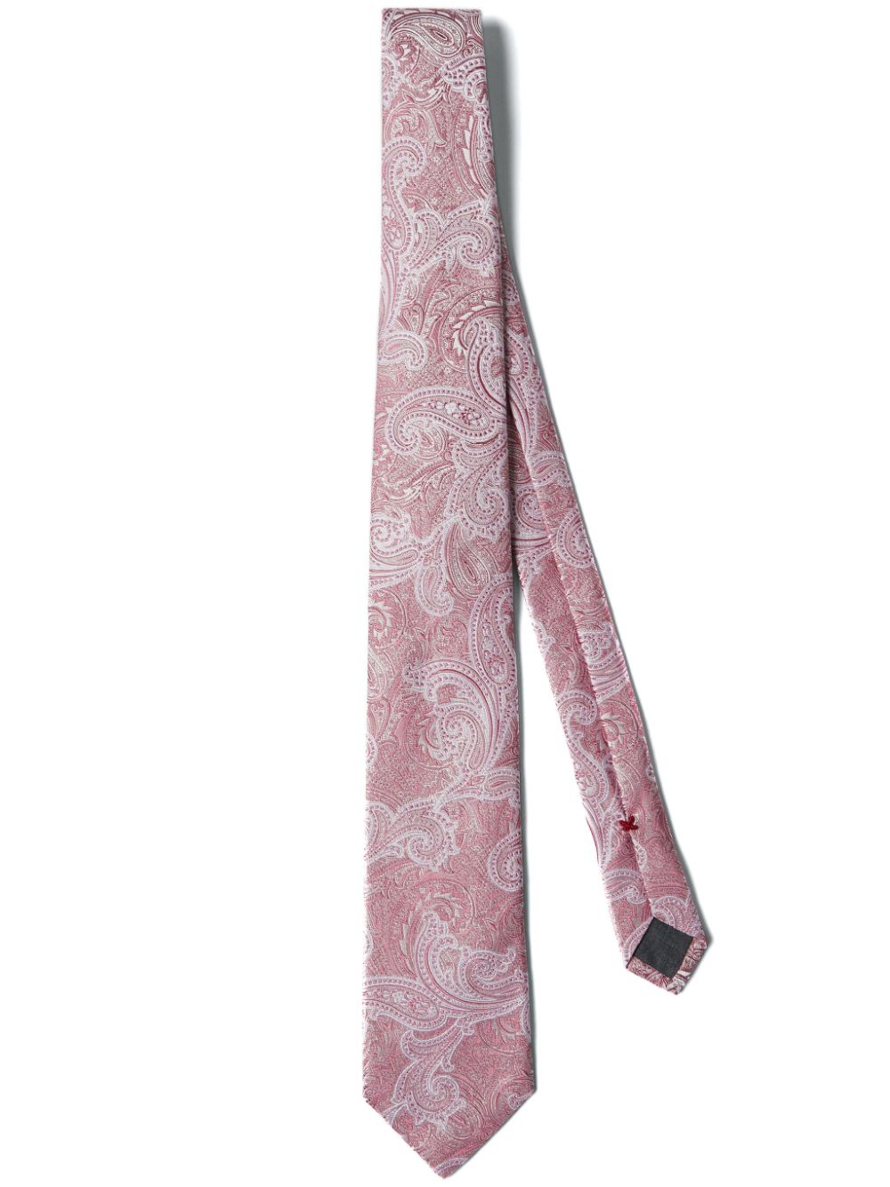 Brunello Cucinelli paisley-pattern silk tie - Pink von Brunello Cucinelli
