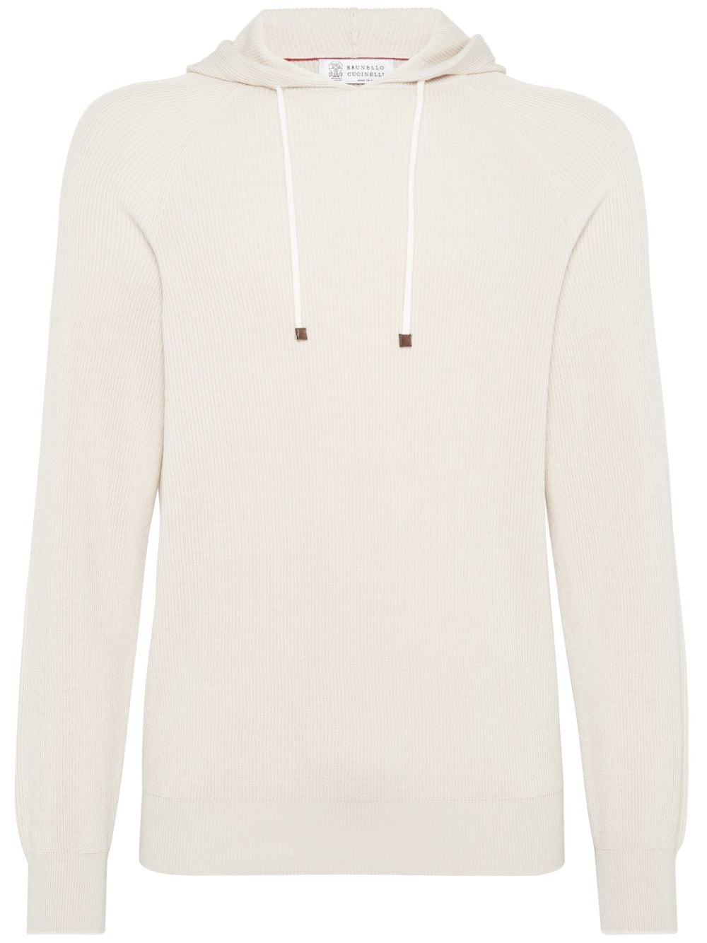 Brunello Cucinelli pullover cotton hoodie - Neutrals von Brunello Cucinelli