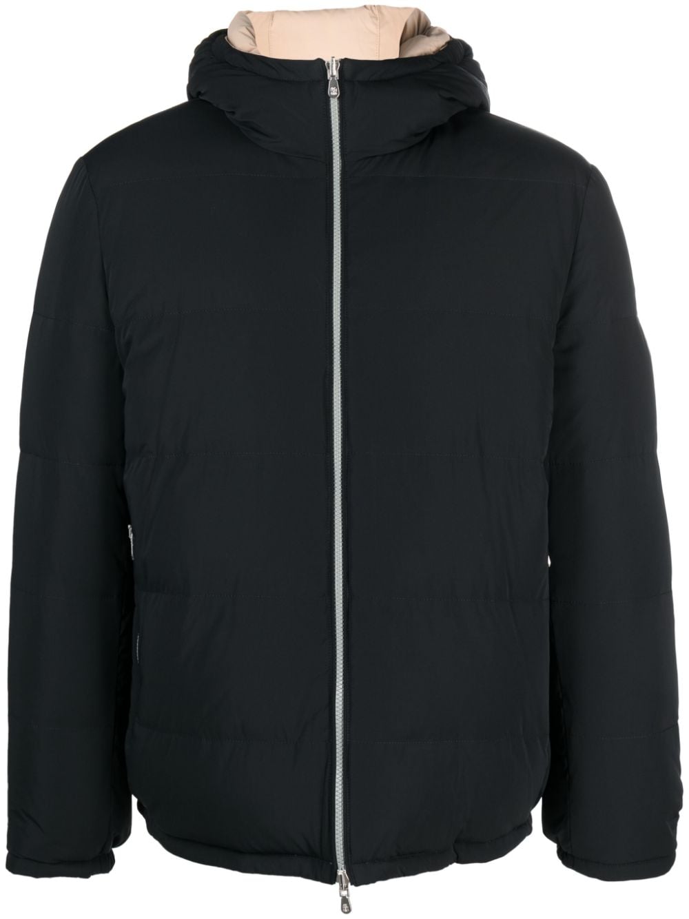 Brunello Cucinelli quilted zip-up padded jacket - Black von Brunello Cucinelli