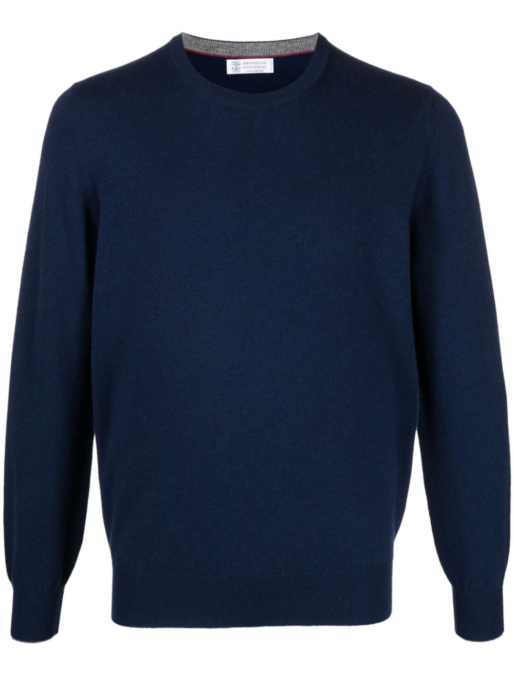 Brunello Cucinelli ribbed cashmere jumper - Blue von Brunello Cucinelli