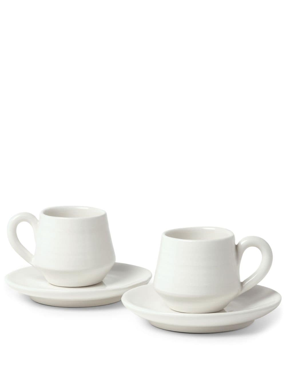 Brunello Cucinelli coffee cup set of two - White von Brunello Cucinelli