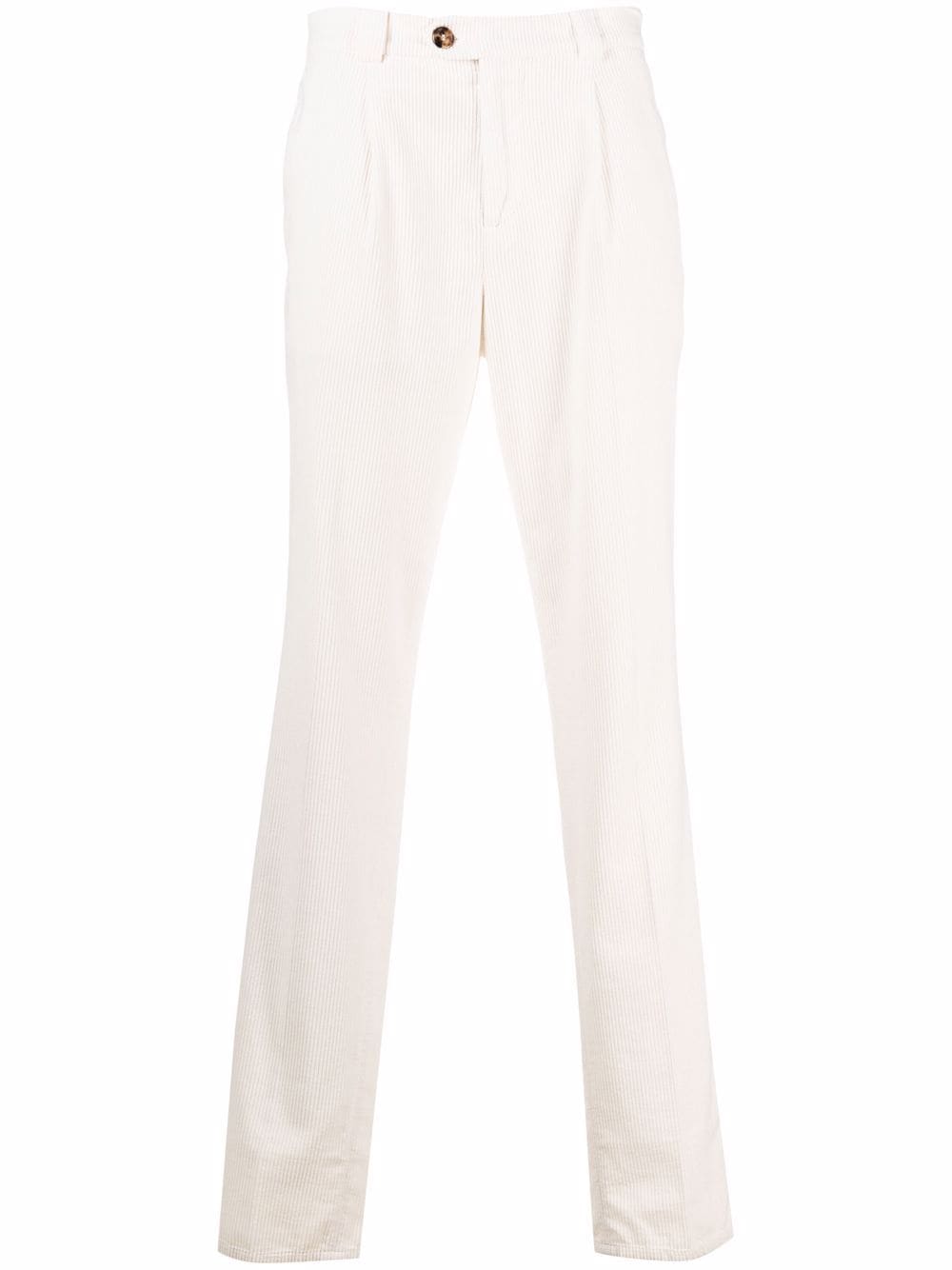 Brunello Cucinelli slim-cut chinos - White von Brunello Cucinelli