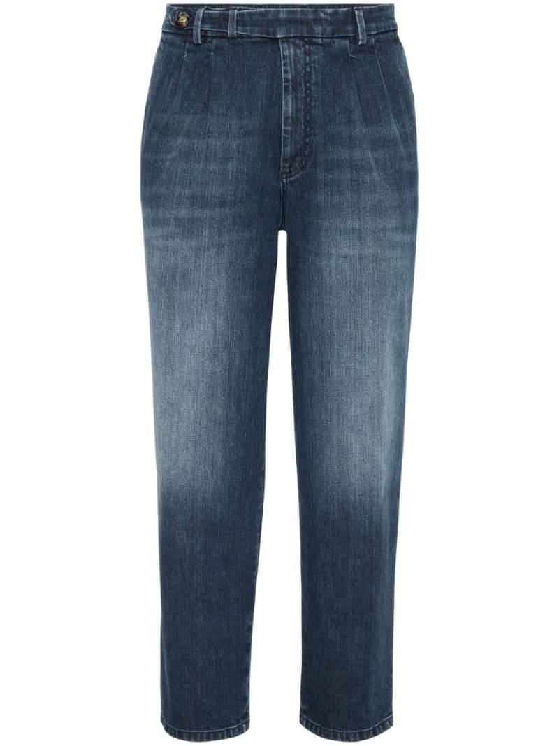 Brunello Cucinelli straight-leg jeans - Blue von Brunello Cucinelli